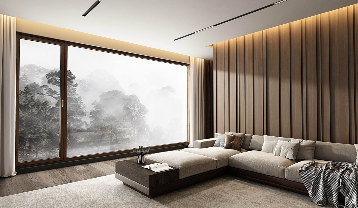 森鹰新清奢系列鋁包木窗N95flat 頂級隔音窗 藍鯨隔音門窗台灣獨家代理