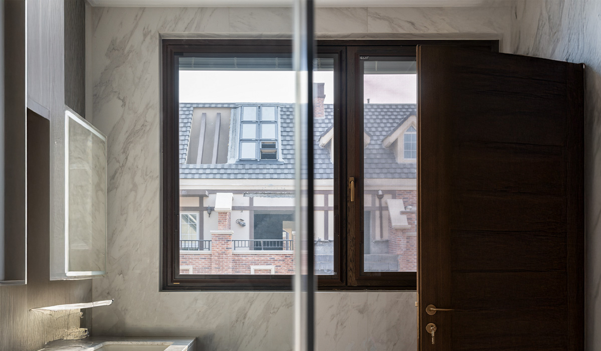 森鷹N86鋁包木隔音窗 細框鋁包木窗 藍鯨隔音門窗台灣代理