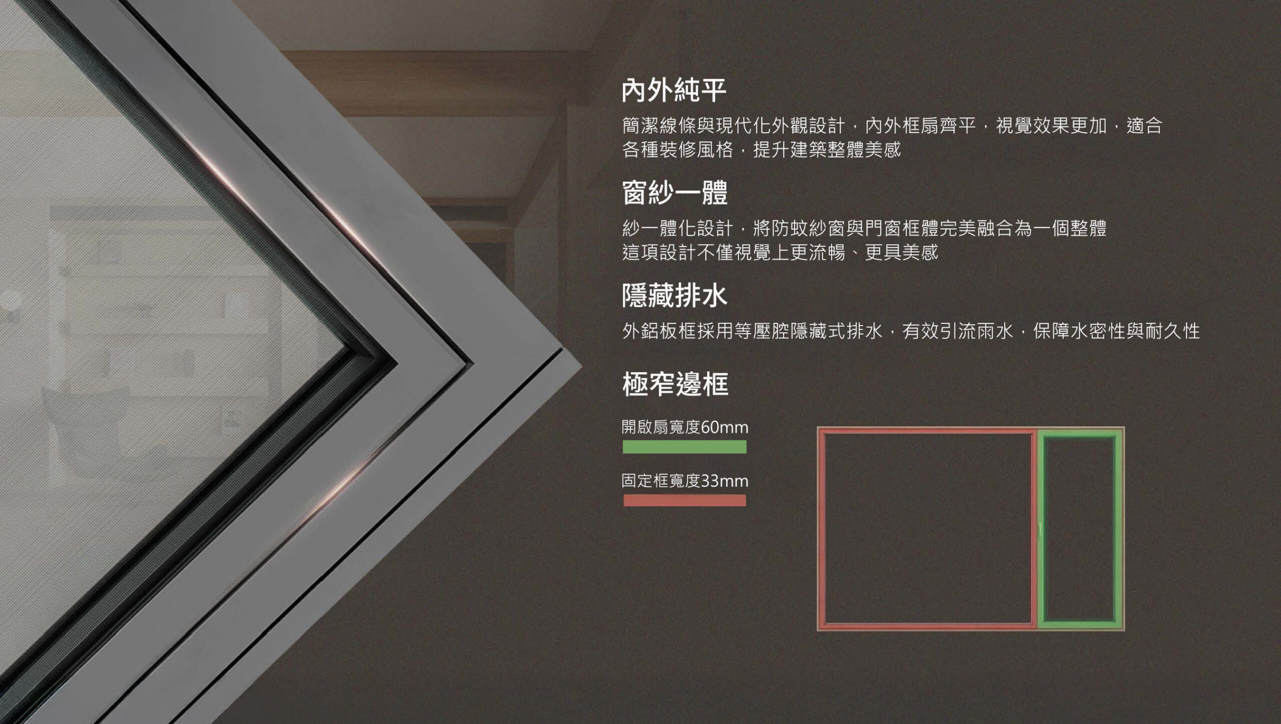 森鷹X115鋁包木窗 藍鯨隔音門窗台灣獨家代理