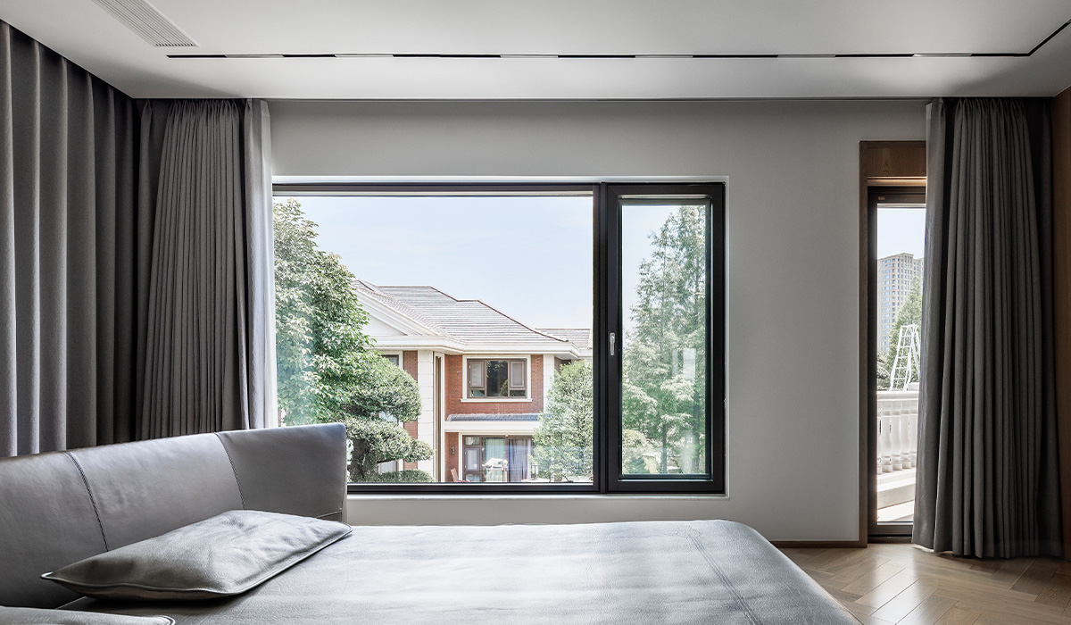 溫州 森鷹X115鋁包木窗 作品案例 藍鯨隔音門窗台灣獨家代理